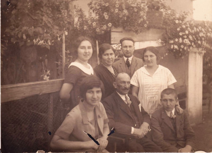 A Balázs család Gyergyószentmiklósról 1925-ben