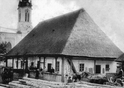 Csomafalvi templom, régi és új papilak, 1909-1915