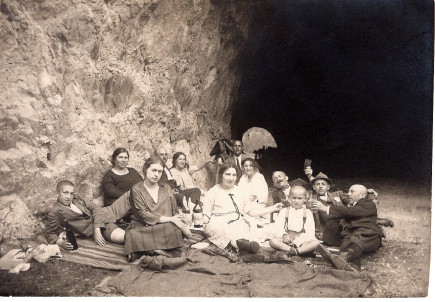 A picnic in the mountains around 1925