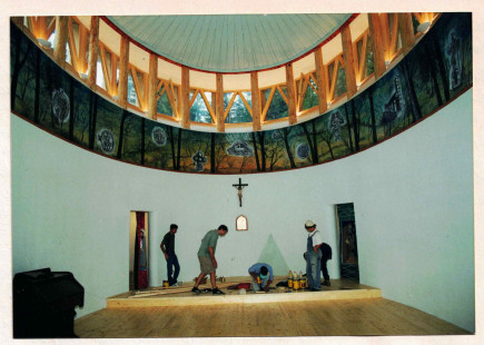 A gyilkostói Szent Kristóf kápolna belső tere
