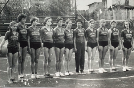 Női kosárlabda csapat 1959-ben