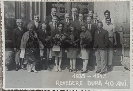 40 éves érettségi találkozó 1973-ban