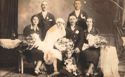 „Szüleink esküvői képe 1929”