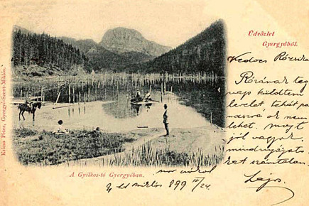 Üdvözlet Gyergyóból 1899